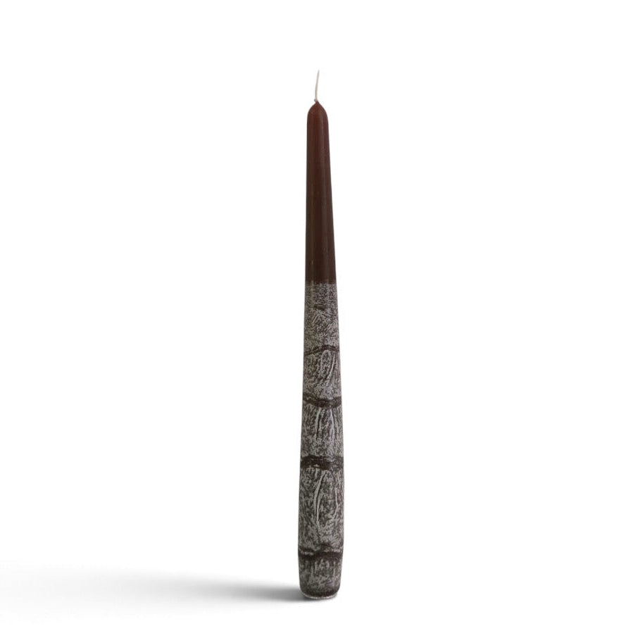 Dipped_taper_candle_24cm_coffee