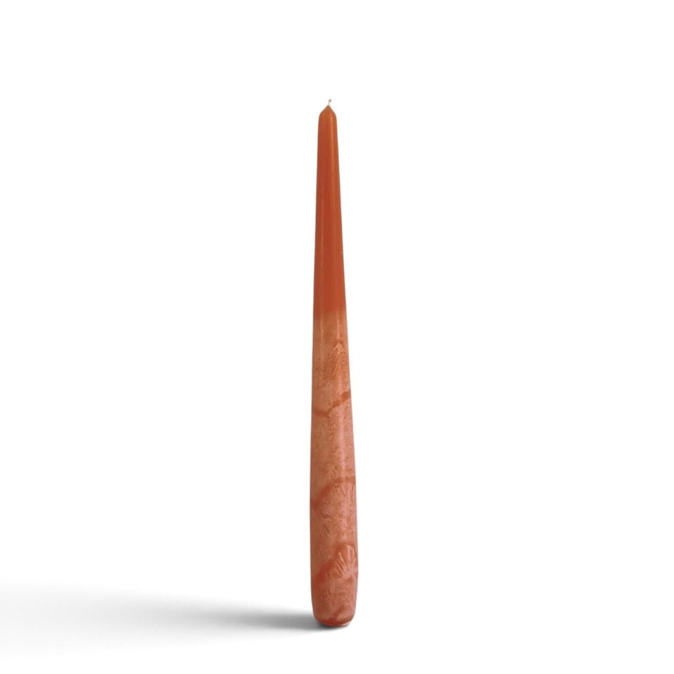 Dipped_taper_candle_24cm_orange