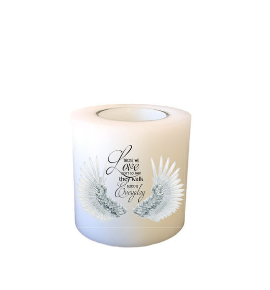 Everlasting Candle - printed: "Those we Love"