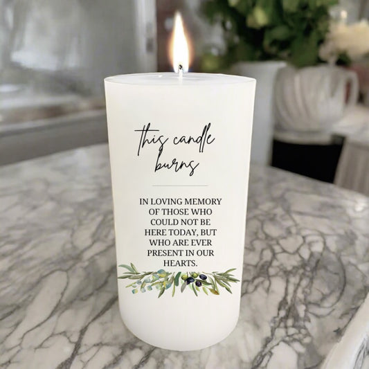 Flattop-Pillar-Candle-10x19cm-plant-memory