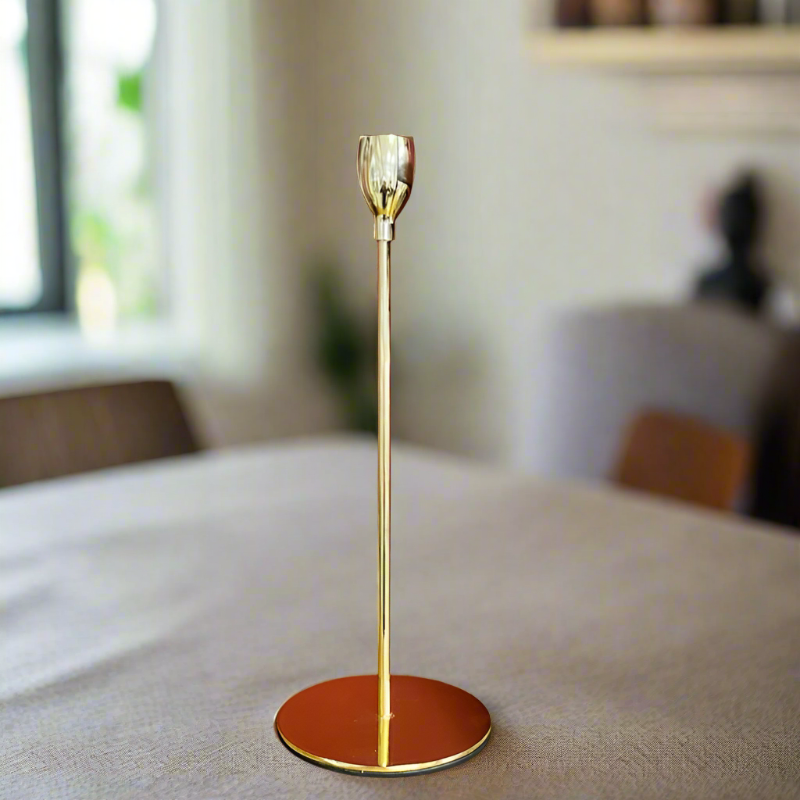 Gold-dinner-candle-holder-28cm