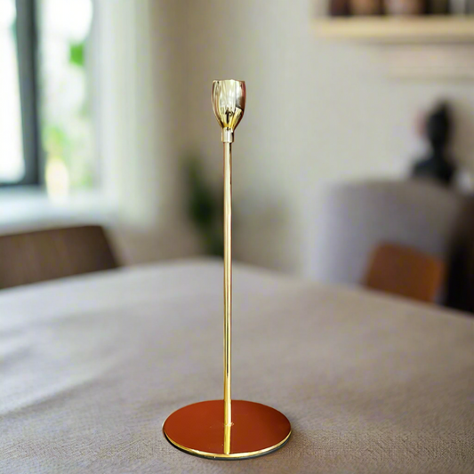 Gold-dinner-candle-holder-28cm