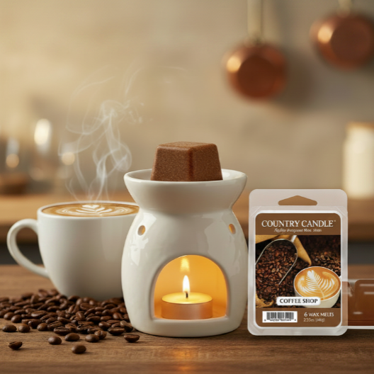Kringle Country wax melt coffee shop