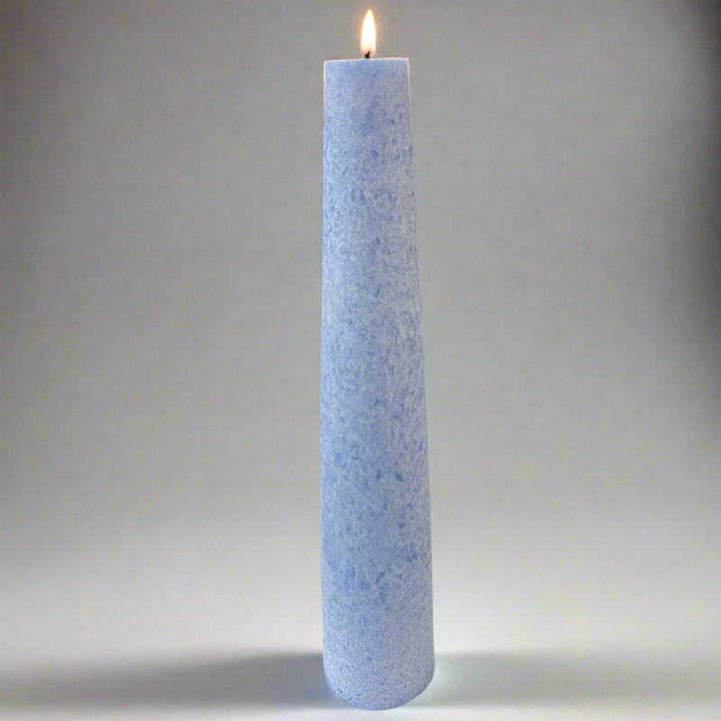 Quma-crystal-candle-33cm-Blue