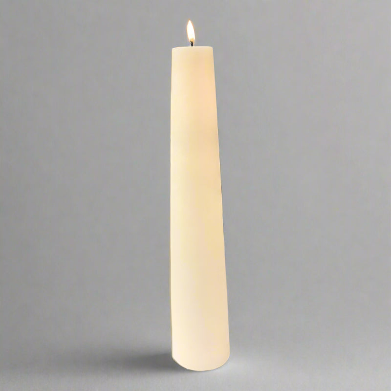 Quma-crystal-candle-33cm-Ivory