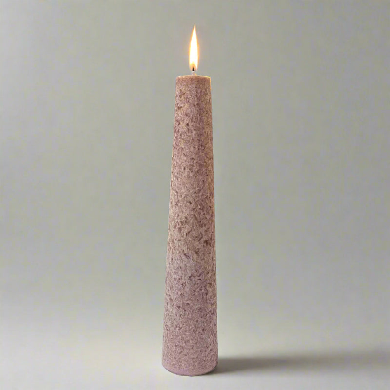 Quma-crystal-candle-33cm-light-berry