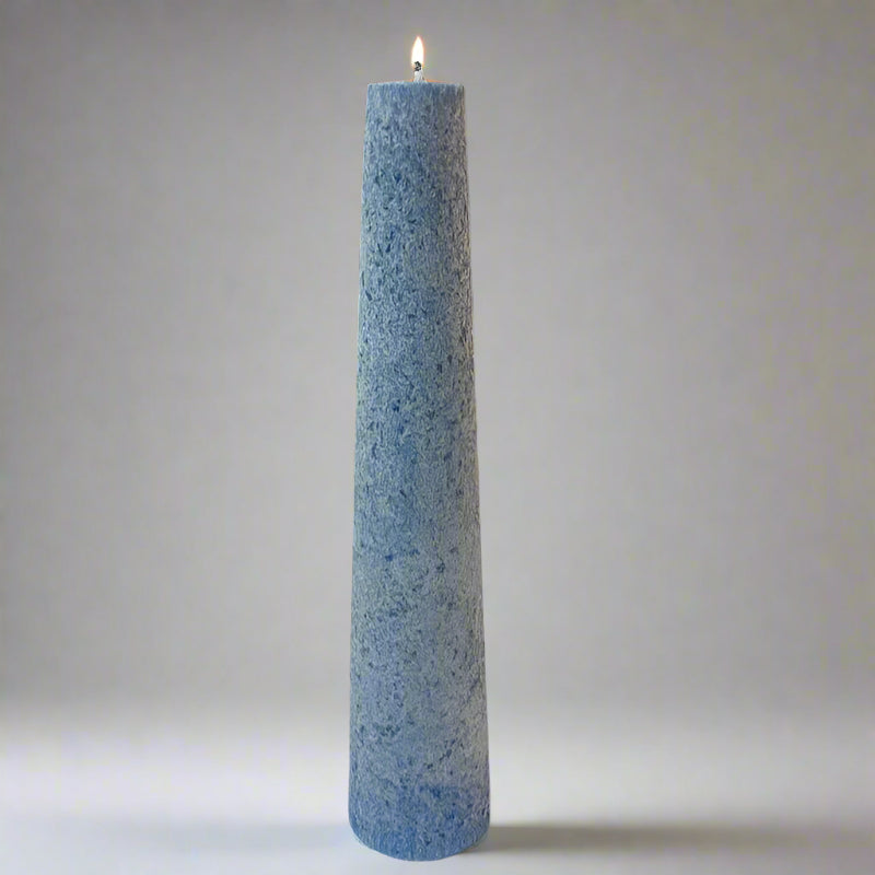Quma-crystal-candle-33cm-midnight-blue