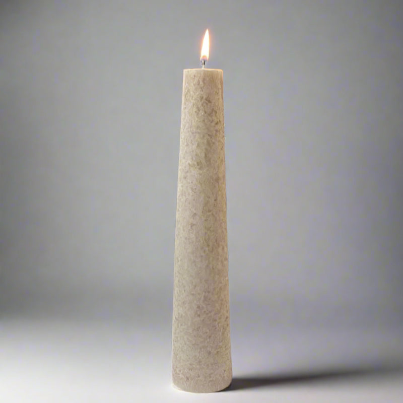 Quma-crystal-candle-33cm-sand