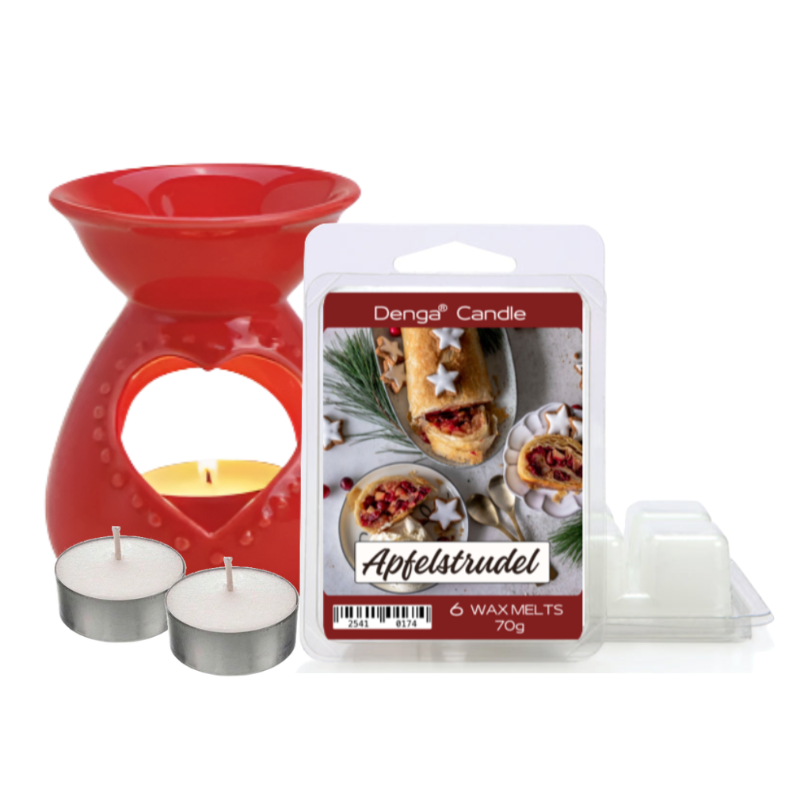 Scented Gift Set - Burner, Melt & Tealights