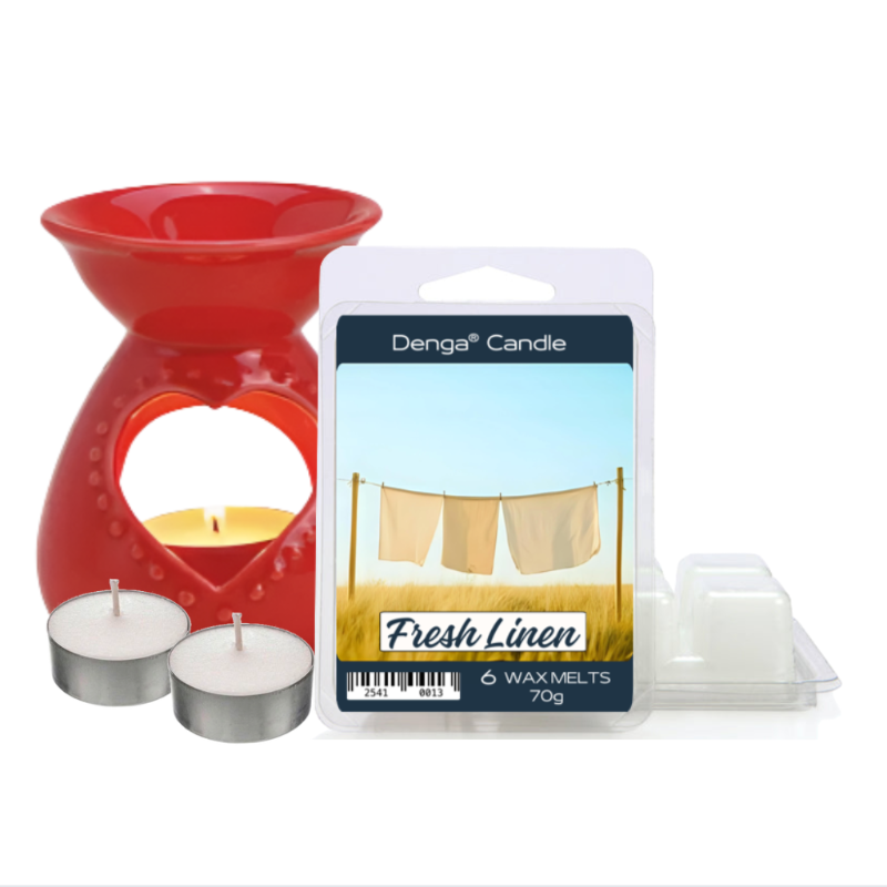Scented Gift Set - Burner, Melt & Tealights