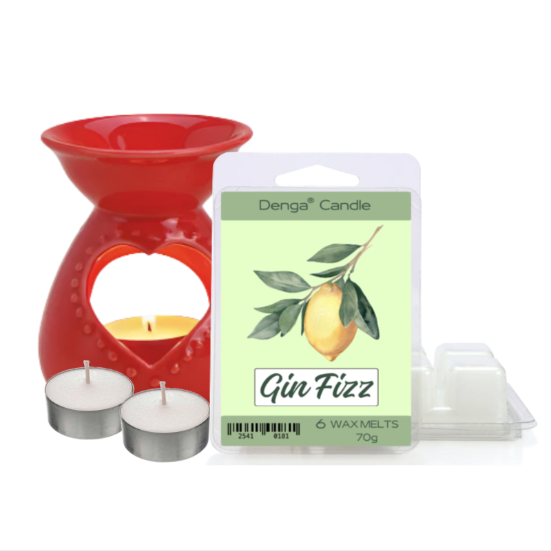 Scented Gift Set - Burner, Melt & Tealights