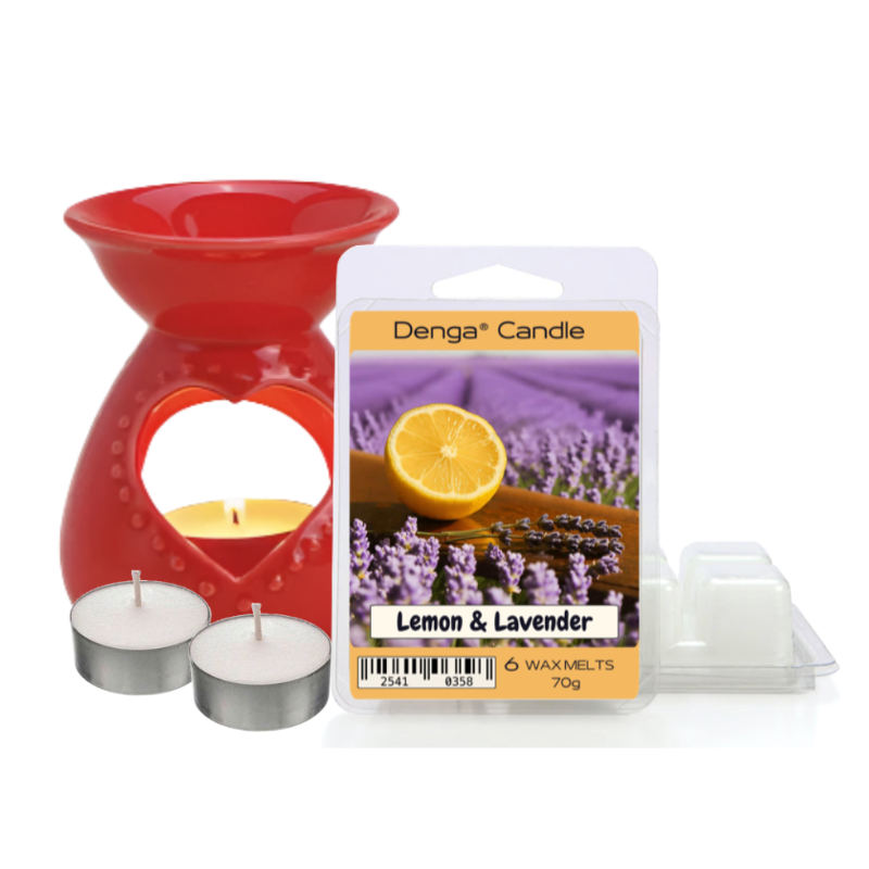 Scented Gift Set - Burner, Melt & Tealights