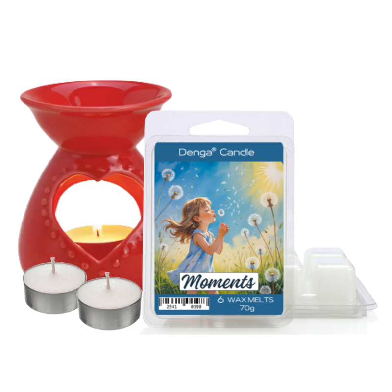 Scented Gift Set - Burner, Melt & Tealights