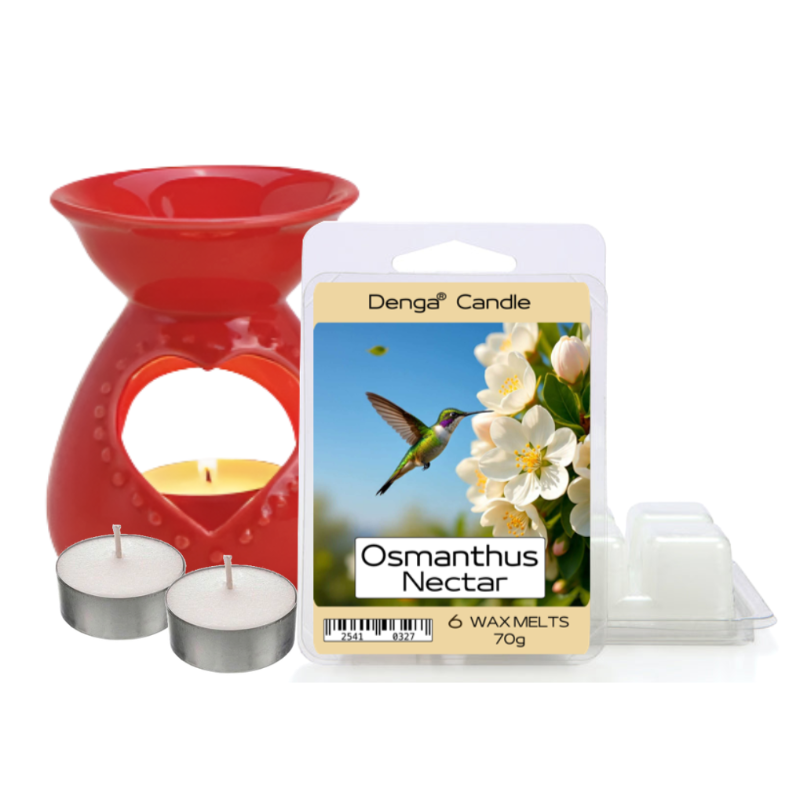 Scented Gift Set - Burner, Melt & Tealights