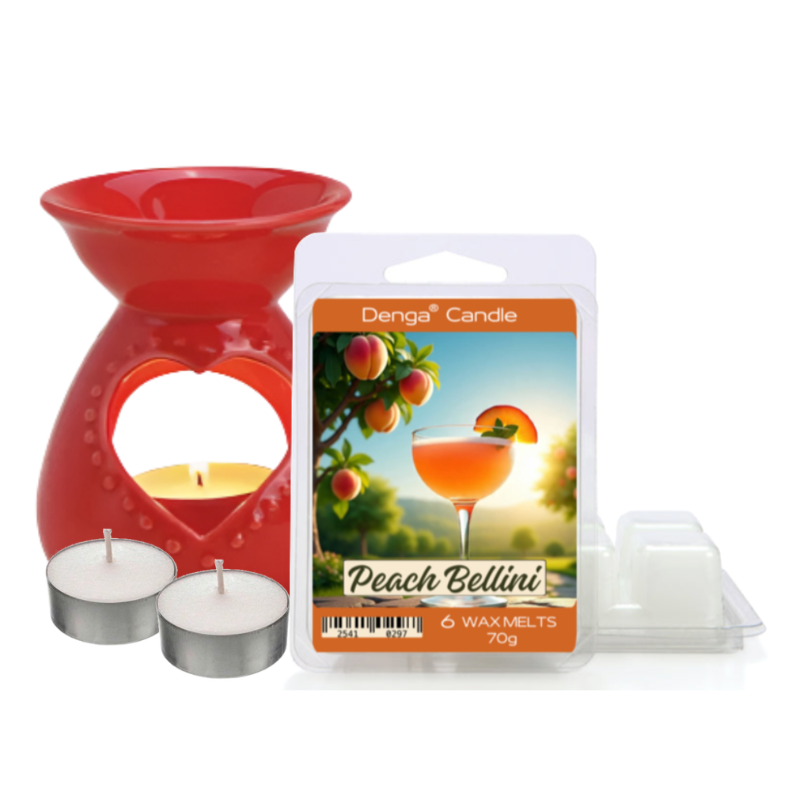 Scented Gift Set - Burner, Melt & Tealights