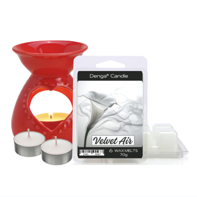 Scented Gift Set - Burner, Melt & Tealights