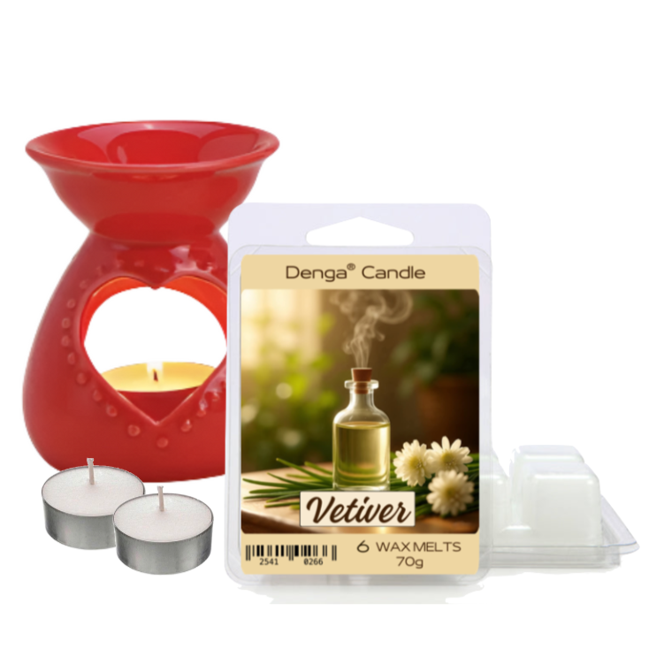 Scented Gift Set - Burner, Melt & Tealights