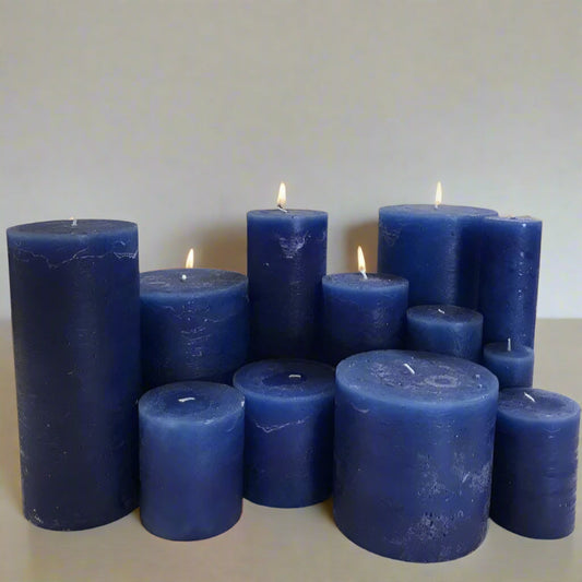 Rustic-Denga-Candles-darkblue