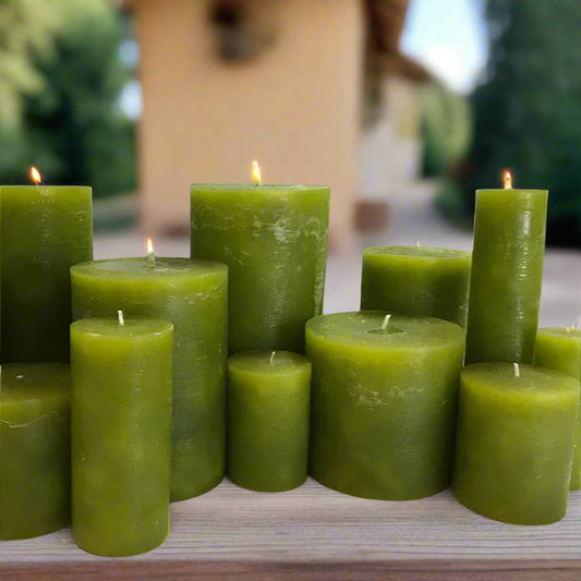 Rustic-Denga-Candles-olive