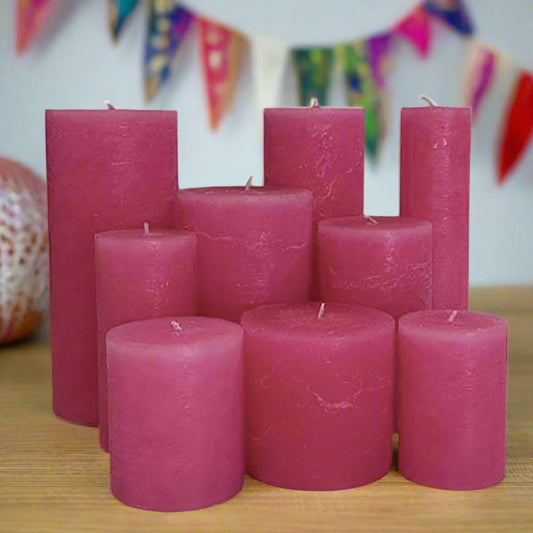 Rustic-Denga-Candles-pink