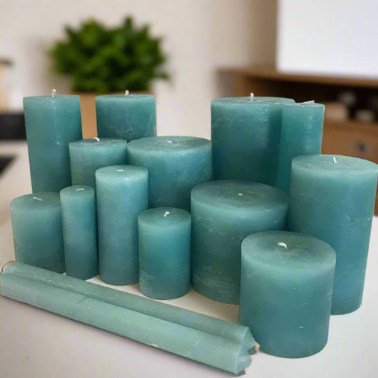 Rustic-Denga-Candles-turquoise