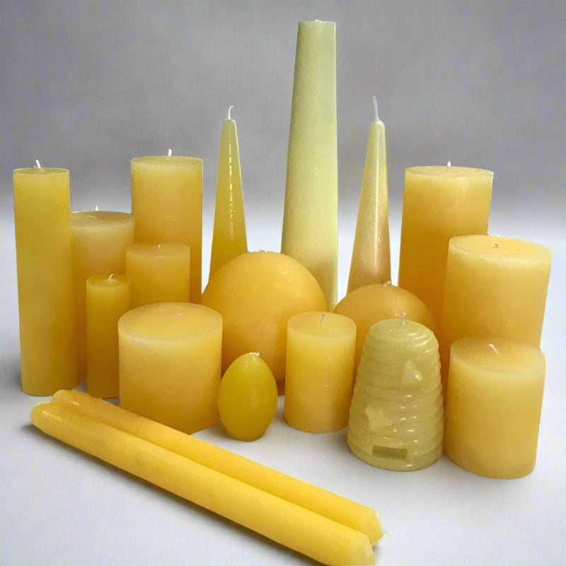 Rustic-Denga-Candles-yellow