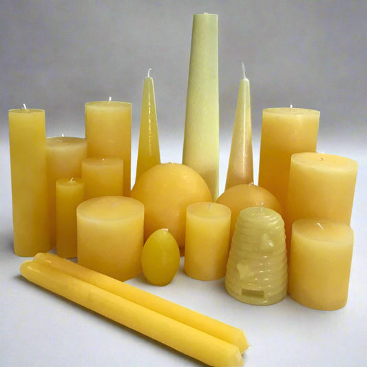 Rustic-Denga-Candles-yellow