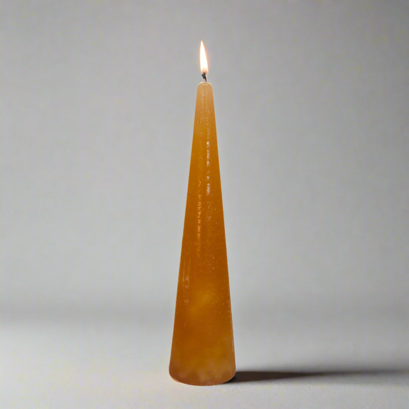 Rustic-Tiwa-candle-24cm-Amber