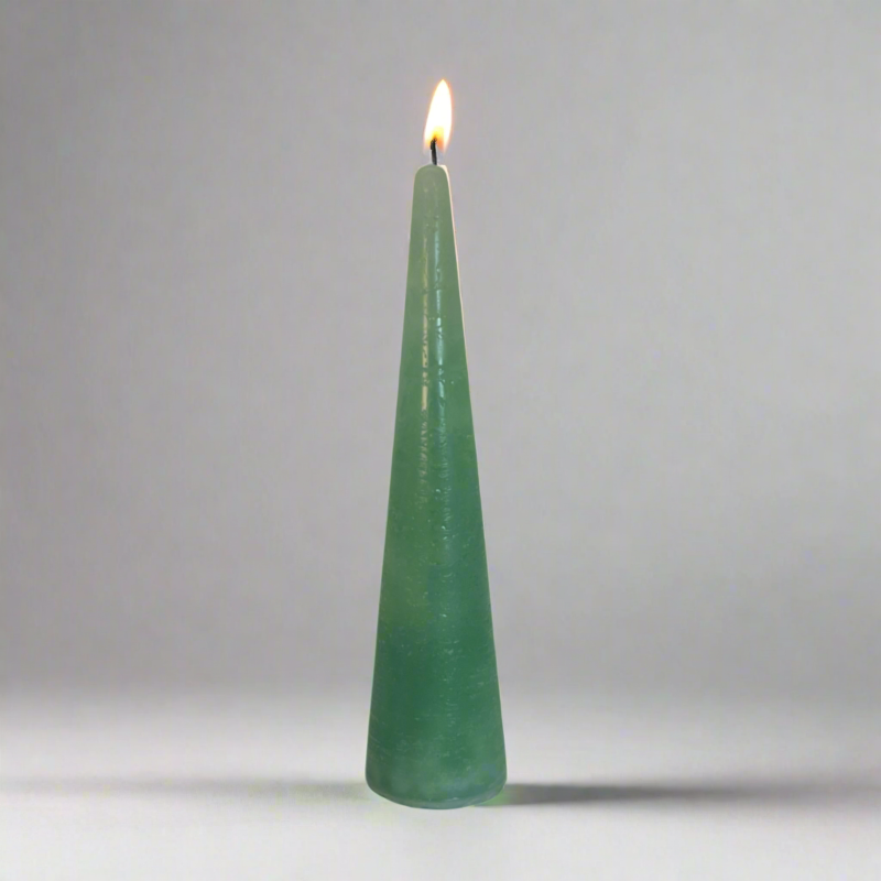 Rustic-Tiwa-candle-24cm-Sage