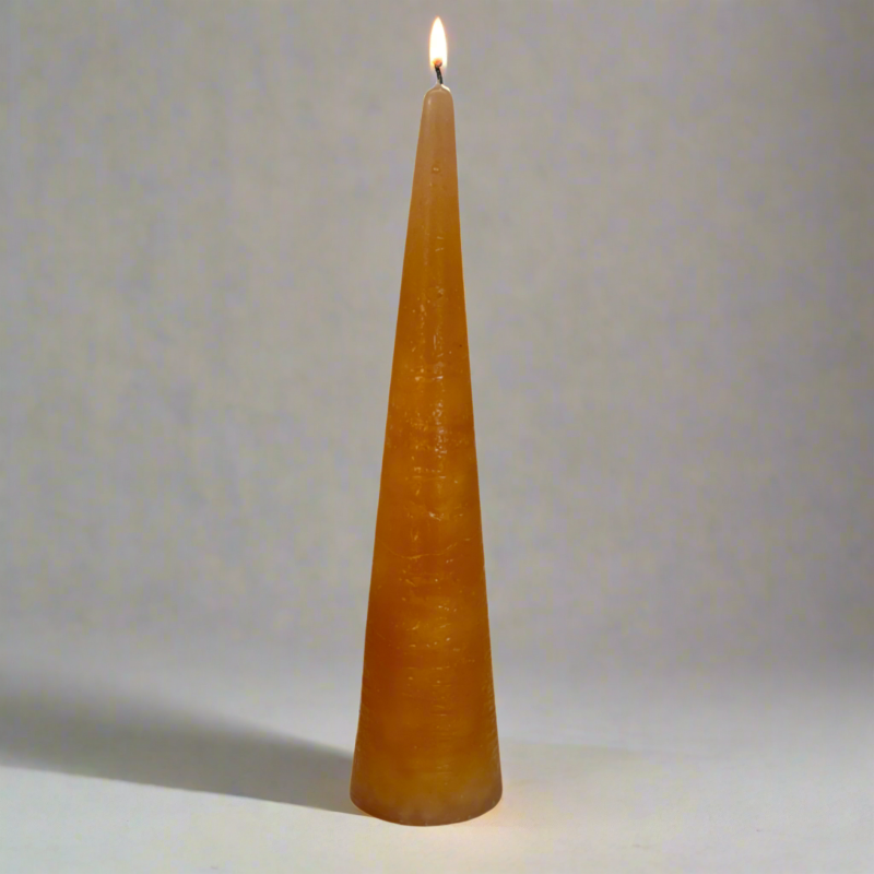 Rustic-Tiwa-candle-30cm-Amber