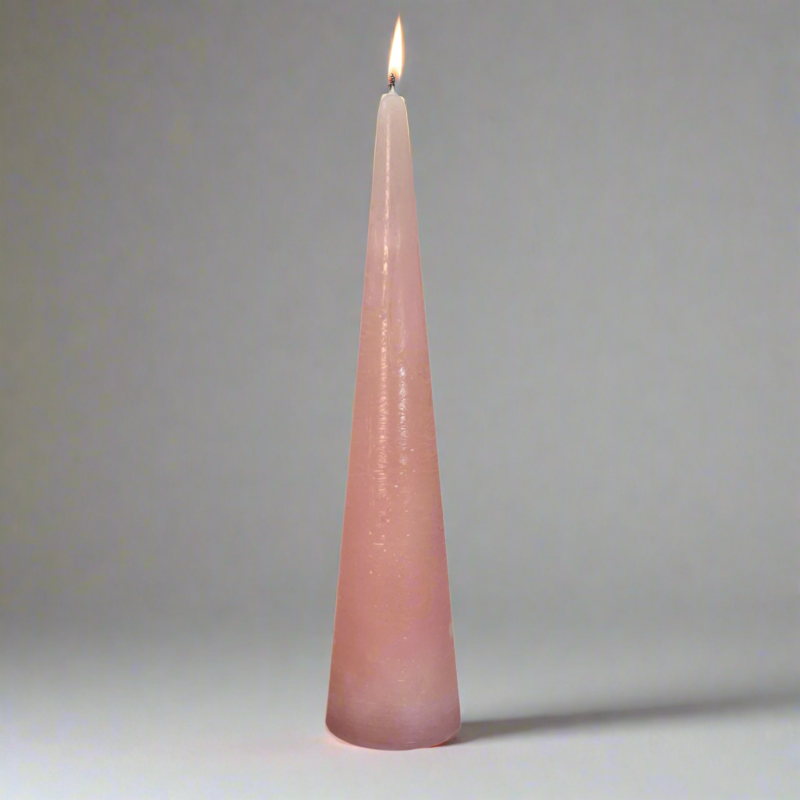 Rustic-Tiwa-candle-30cm-Rose