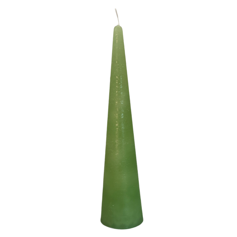 Rustic-Tiwa-candle-30cm-Spring-green