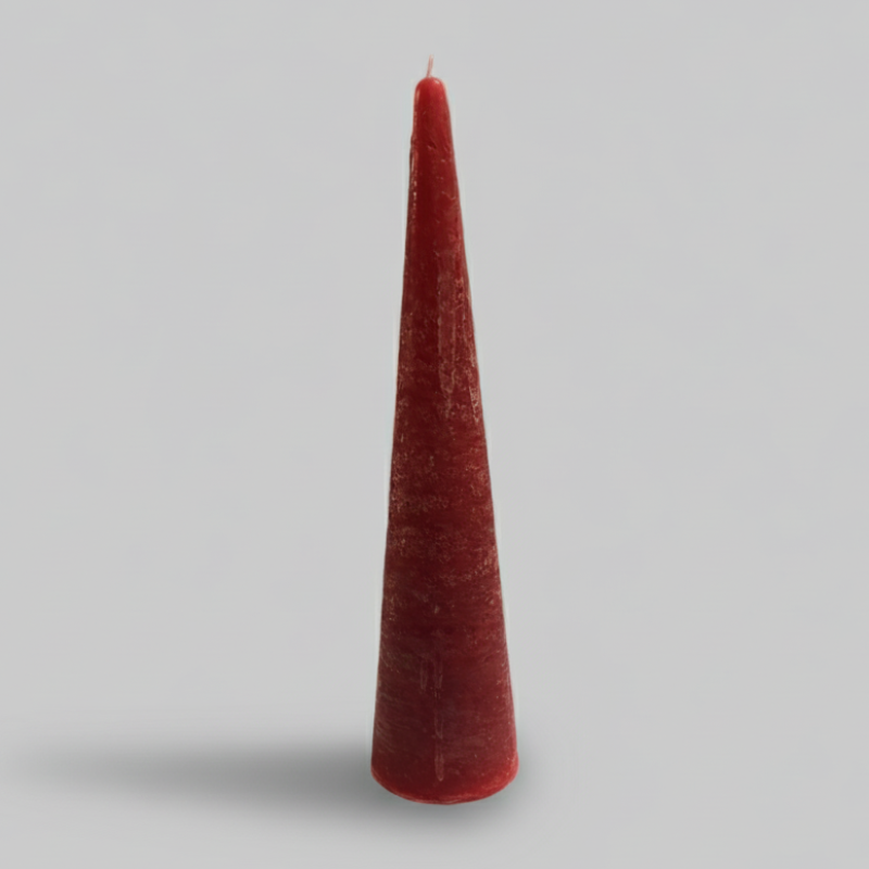 Rustic Cone Candle "Tiwa"