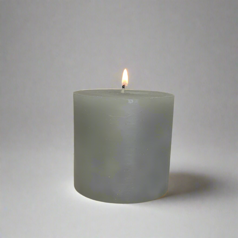 Rustic-candle-10x10-Grey