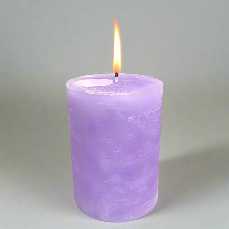 Rustic-candle-10x14-Lilac
