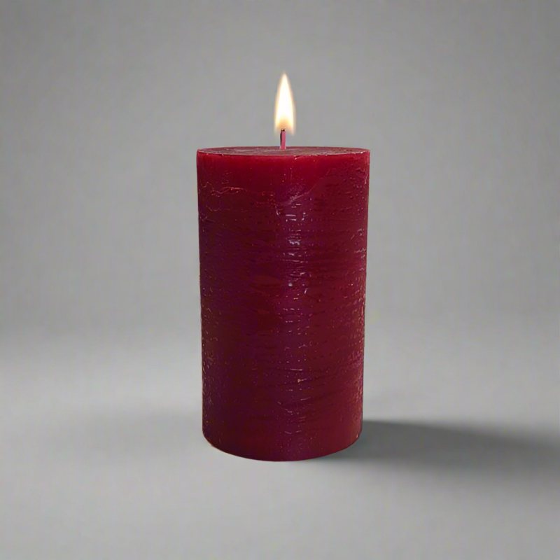 Rustic-candle-10x14-Ruby
