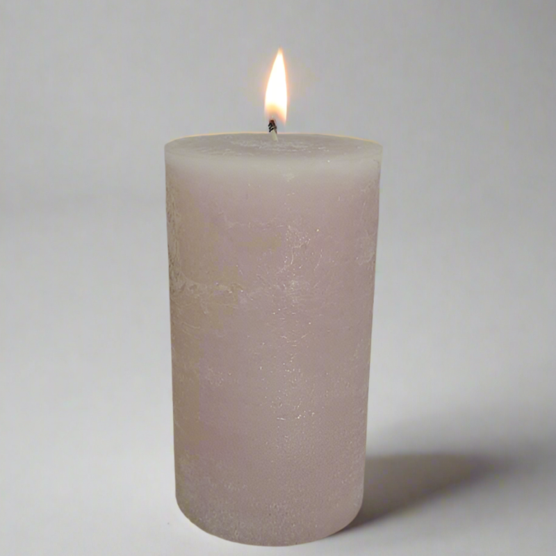 Rustic-candle-10x19-Dustypink
