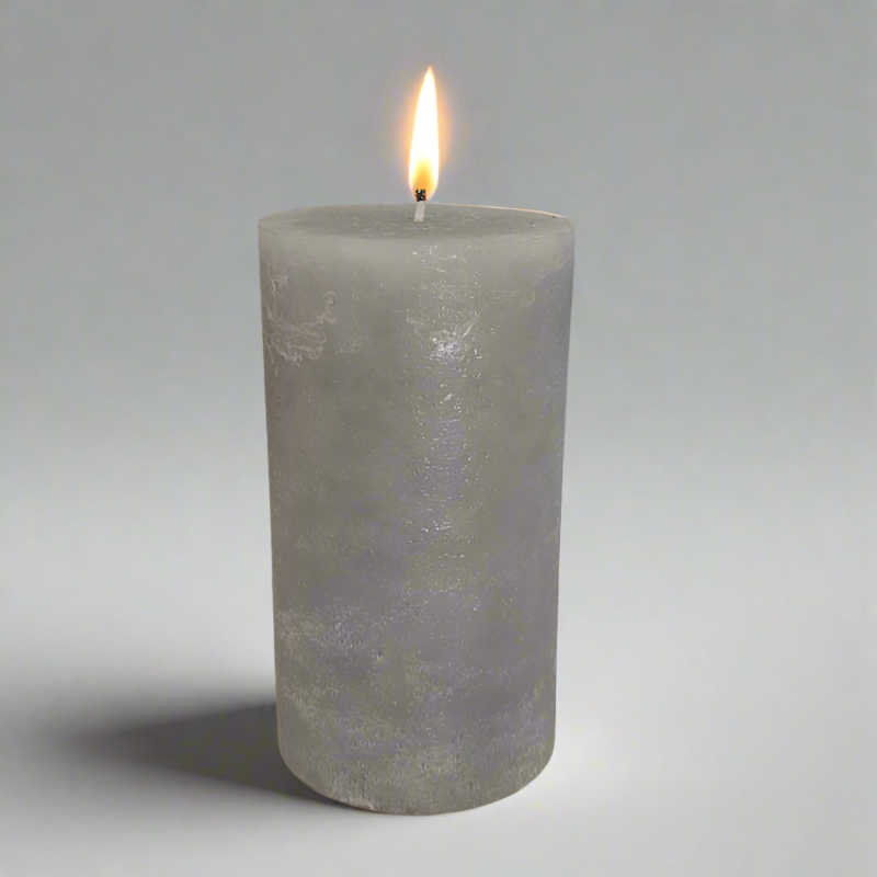 Rustic-candle-10x19-Grey
