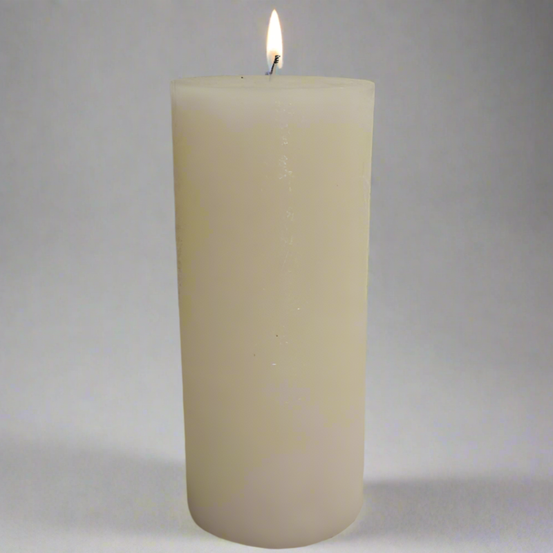 Rustic-candle-10x19-Ivory