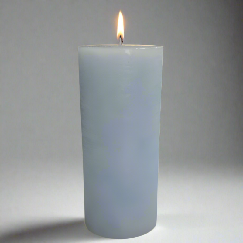 Rustic-candle-10x19-Light_blue