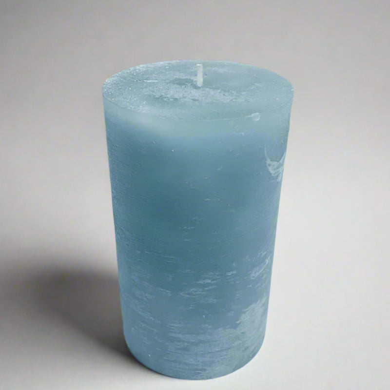 Rustic-candle-10x19-aquablue