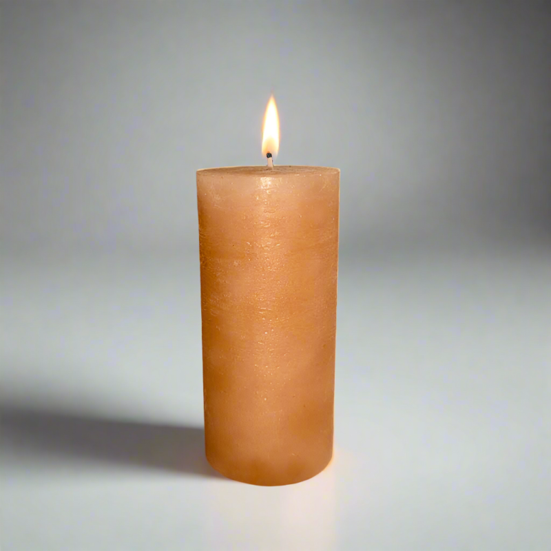 Rustic-candle-5.5x12-Amber