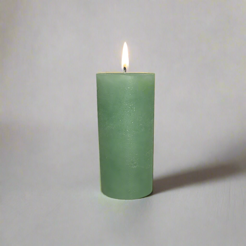 Rustic-candle-5.5x12-Sage