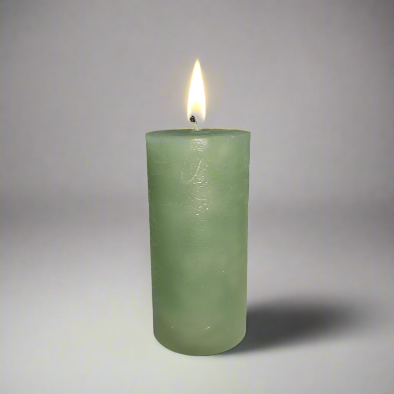 Rustic-candle-5.5x12-Sage2