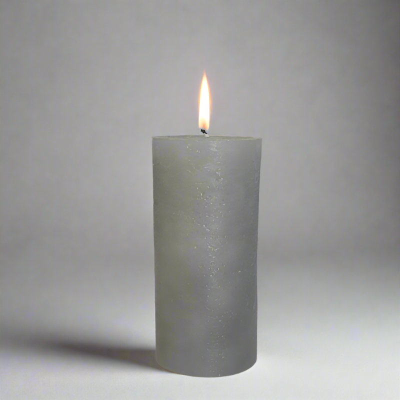Rustic-candle-8x14-Grey