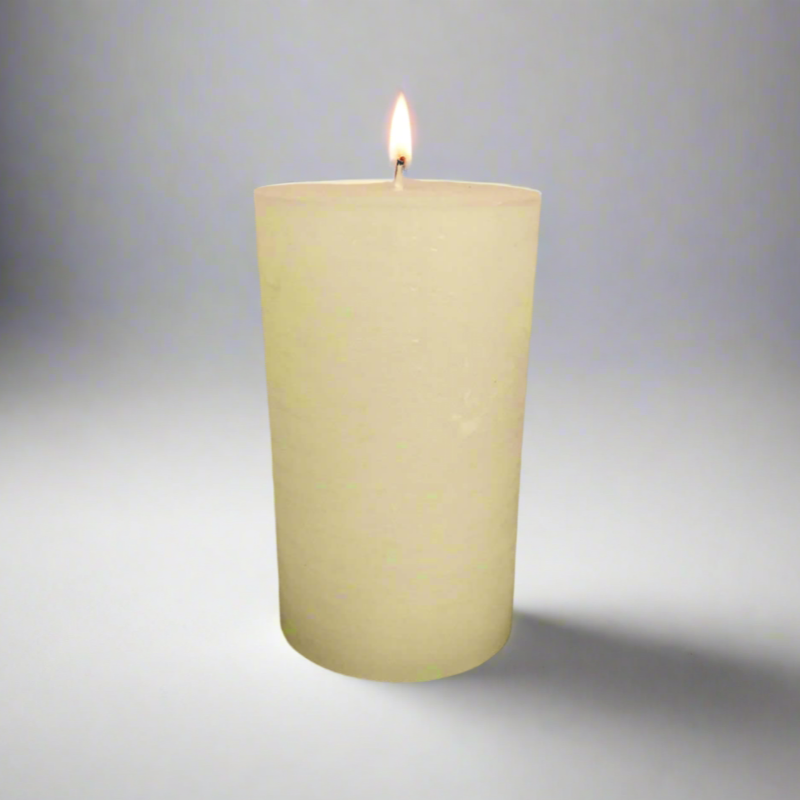 Rustic-candle-8x14-Ivory