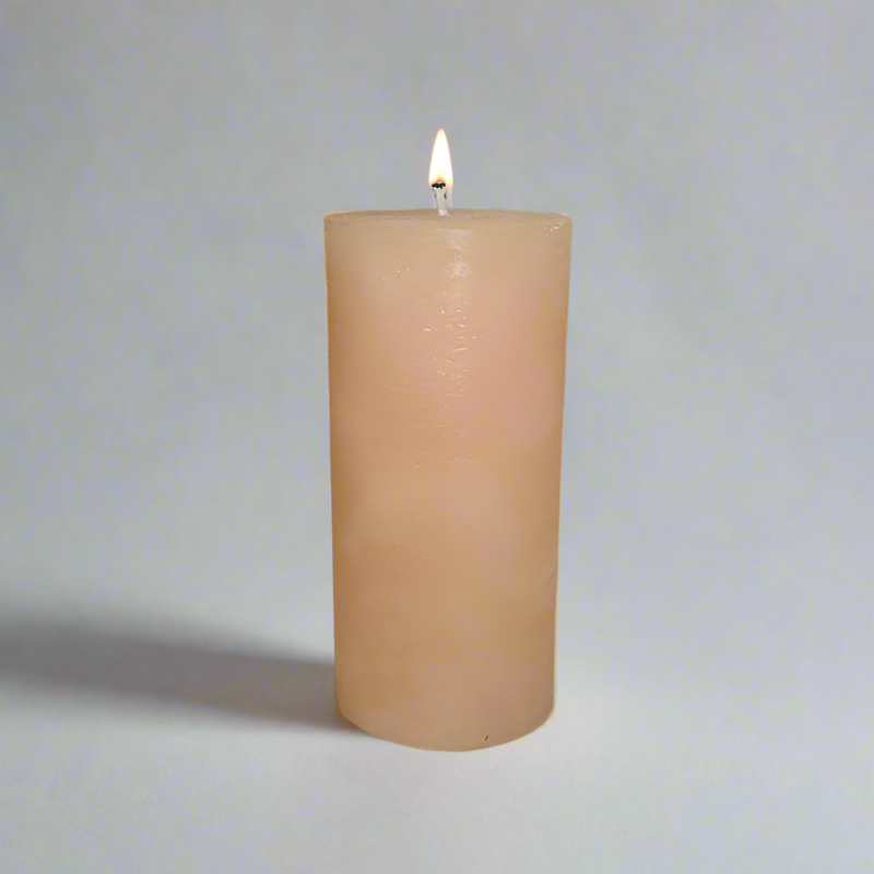 Rustic-candle-8x14-Salmon