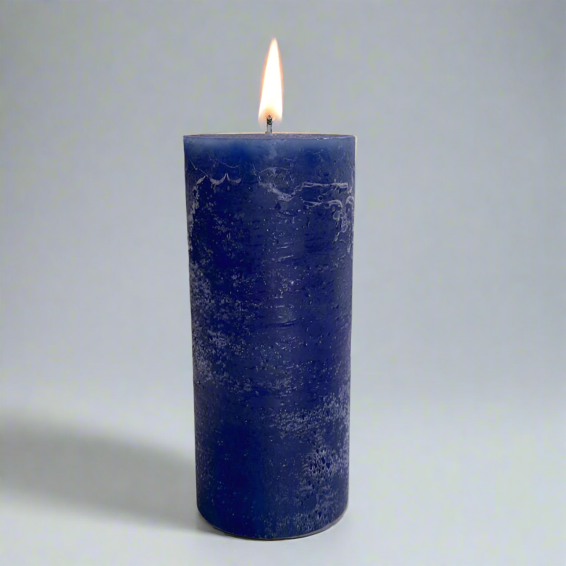 Rustic-candle-8x19-Dark_blue
