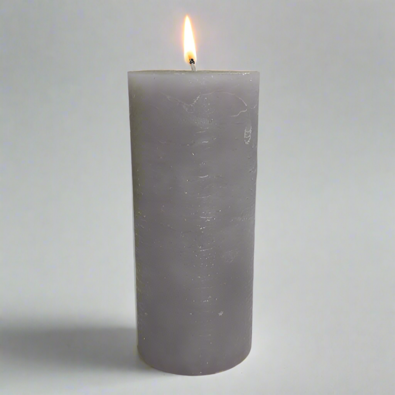 Rustic-candle-8x19-Grey