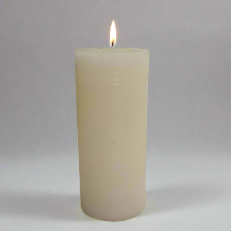 Rustic-candle-8x19-Ivory